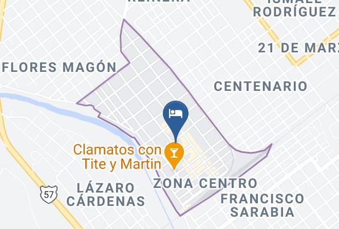 Sabinas - Hotel El Dorado Sabinas Maps