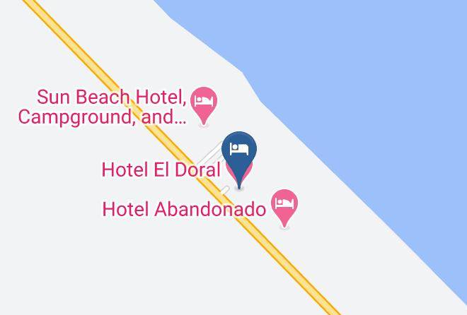 Tecolutla - Hotel El Doral Maps