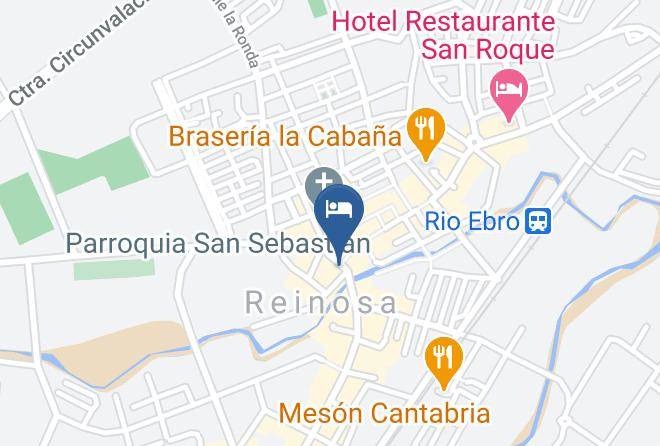 Reinosa - Hotel El Ebro Maps