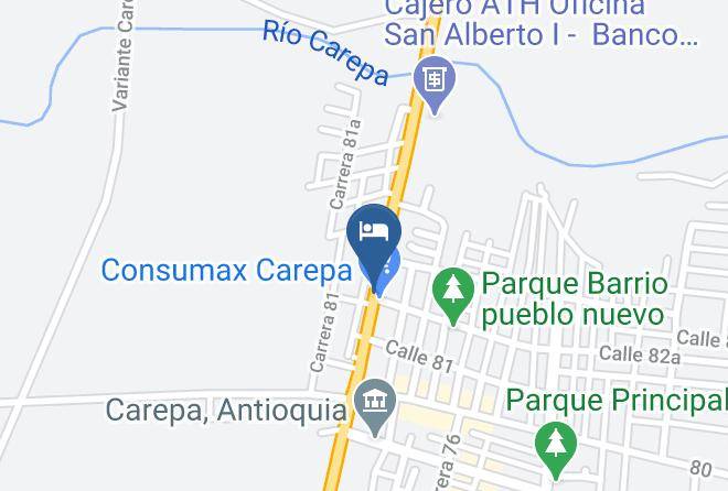 Carepa - Hotel El Eden Maps