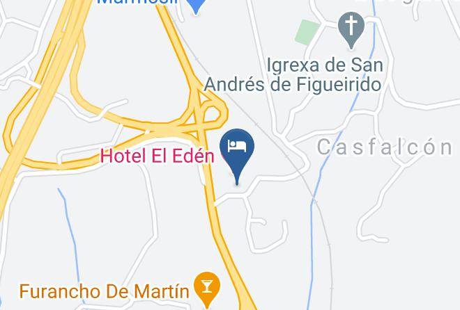 Hotel El Eden Map