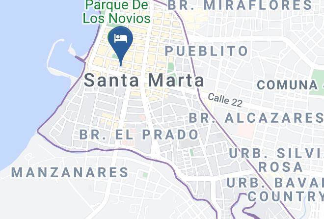 Santa Marta - Hotel El Eden Maps