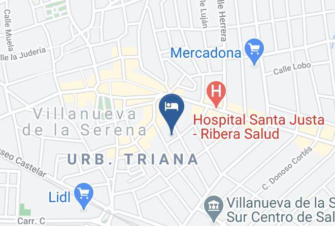 Badajoz - Hotel El Emigrante Maps