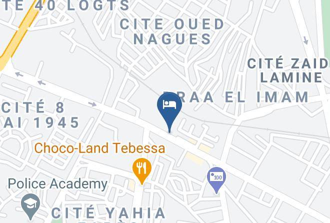 Tebessa - Hotel El Emir Maps