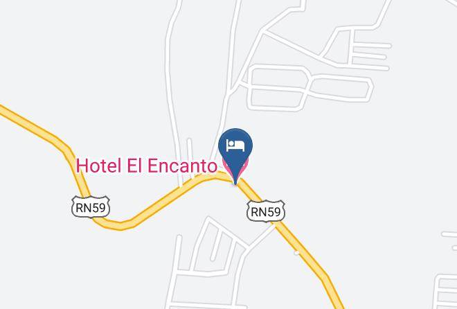 Santa Cruz De Yojoa - Hotel El Encanto Maps