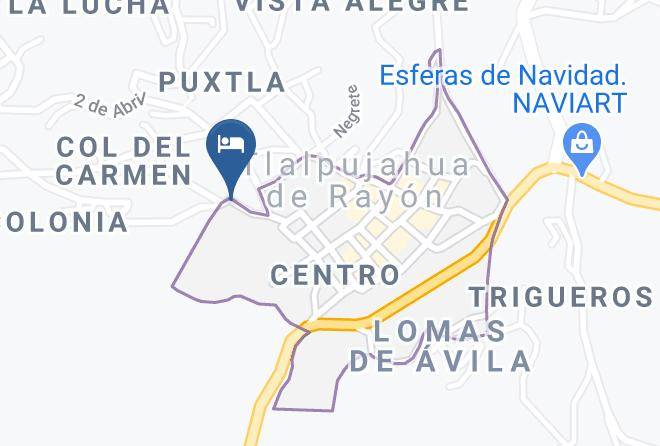Tlalpujahua - Hotel El Encanto Maps