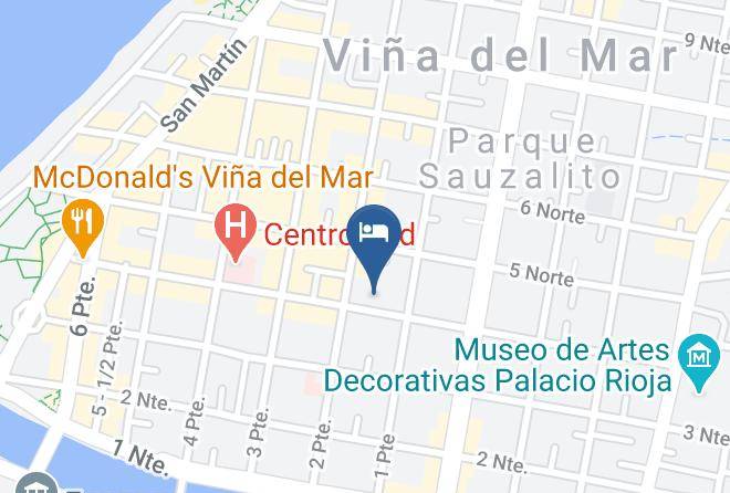 Valparaiso Province - Hotel El Escorial Maps