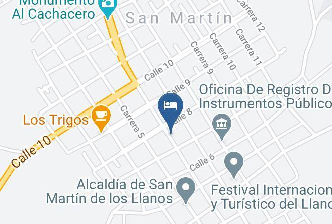 San Martin - Hotel El Estero Maps