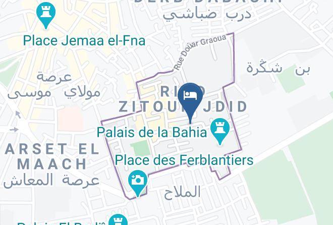 Marrakesh - Hotel El Farah Maps