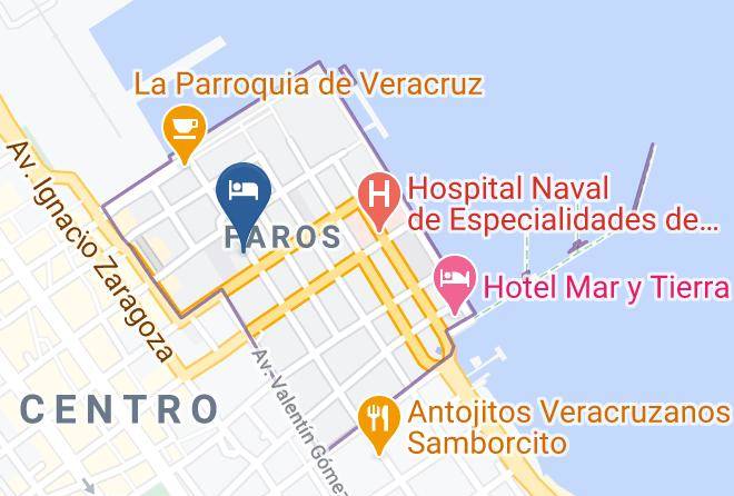 Veracruz Faros - Hotel El Faro De Veracruz Maps