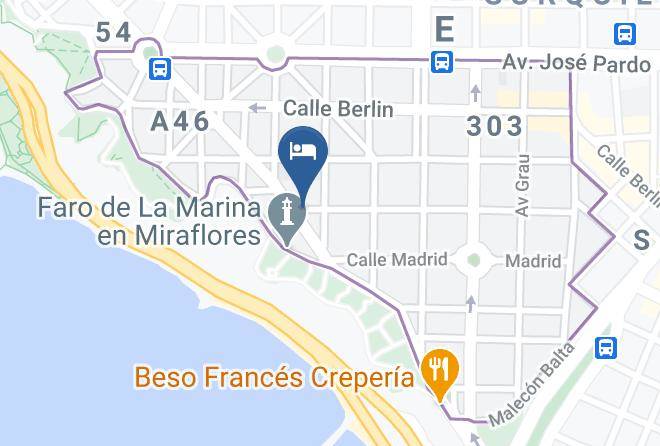 Hotel El Faro Inn Map