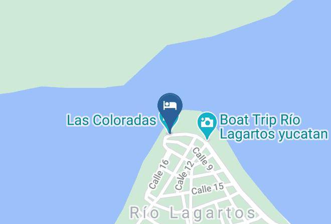 Rio Lagartos Municipality - Hotel El Faro Maps