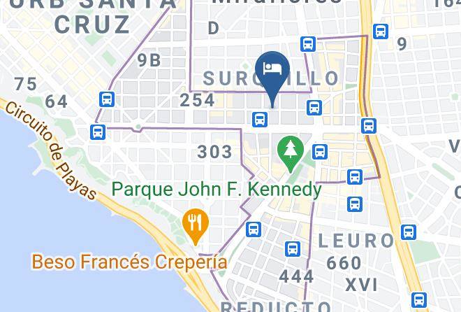 Miraflores - El Farolito Hotel Maps