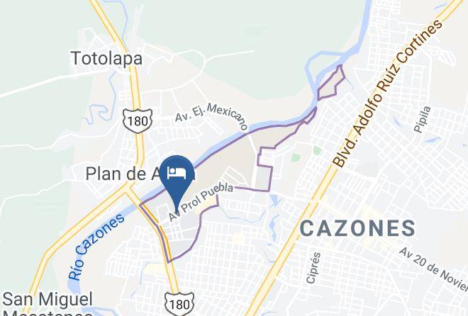 Poza Rica De Hidalgo - Hotel El Farolito Maps