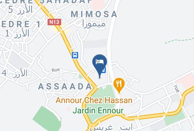 Fes Boulemane - Hotel El Fath Maps