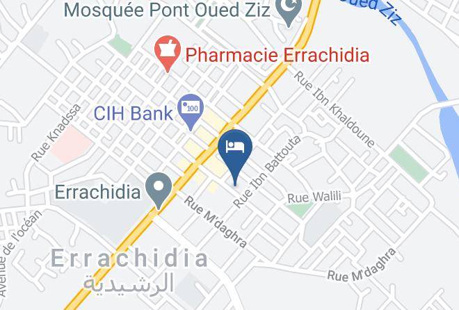 Errachidia - Hotel El Fekri Maps