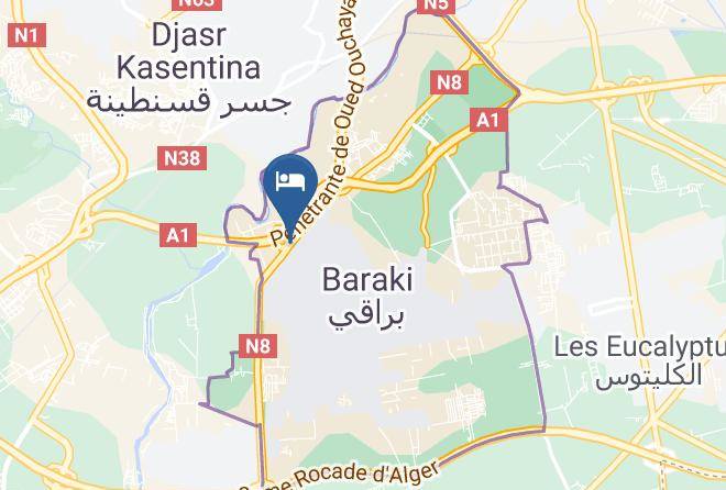Algiers - Hotel El Forssane Maps