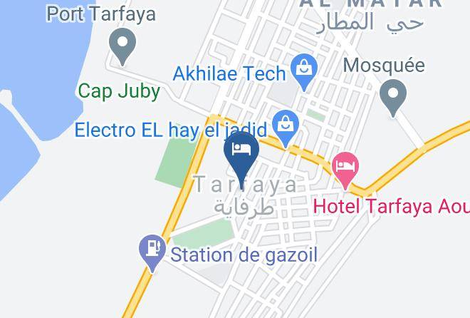 Laayoune Boujdour Sakia El Hamra - Hotel El Ghazi Maps