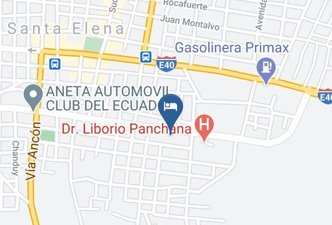 Santa Elena - Hotel El Gran Jeshua Maps
