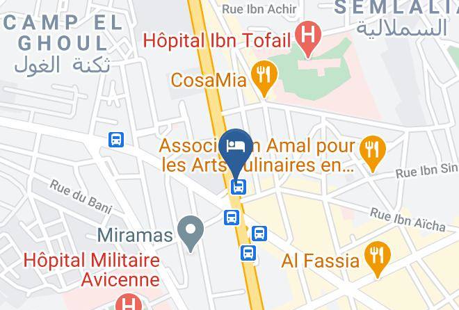 Marrakesh - Hotel El Hadna Maps