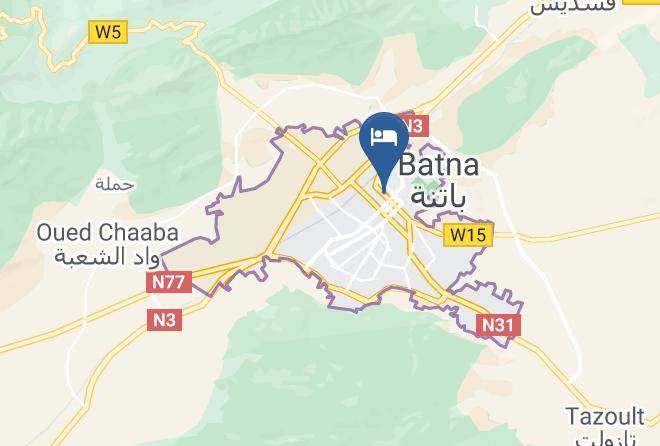 Batna - Hotel El Hayat Maps
