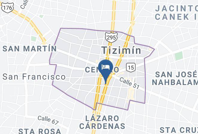 Tizimin - Hotel El Herradero Maps