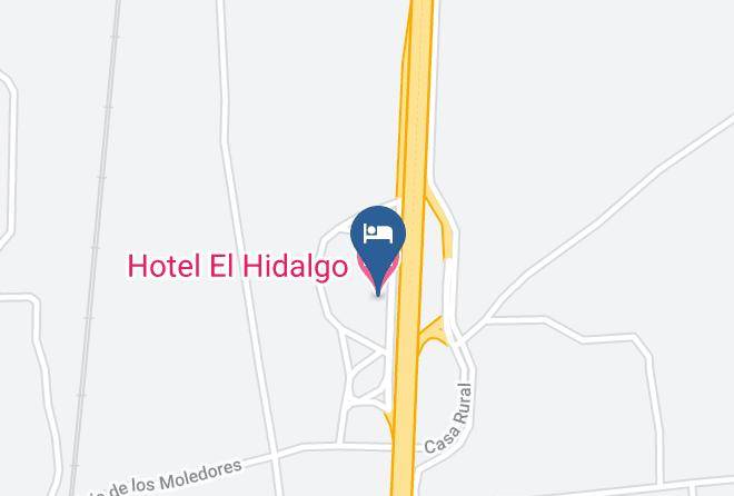 Ciudad Real - Hotel El Hidalgo Maps
