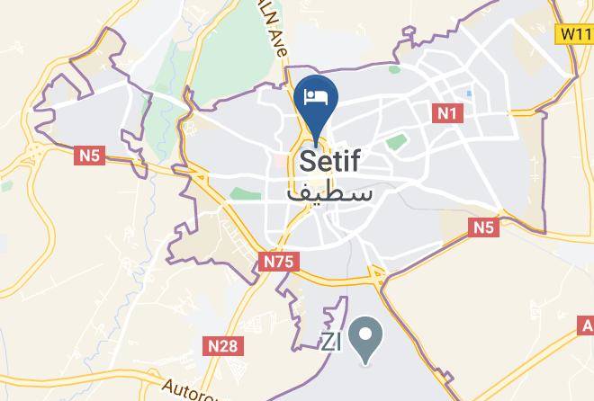 Setif - Hotel El Hidhab Maps