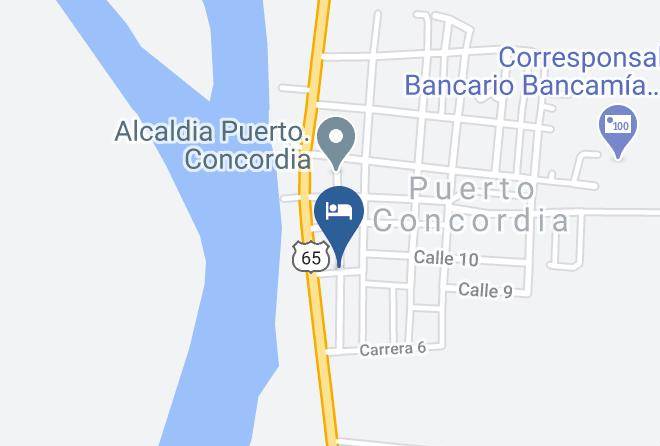 Puertocordia - Hotel El Jardin Maps