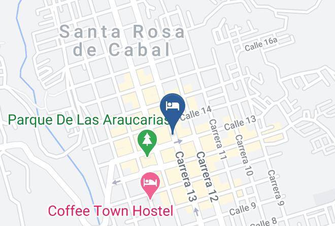 Santa Rosa De Cabal - Hotel El Jardin Maps