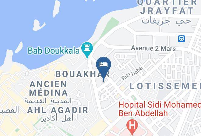 Essaouira - Hotel El Kasbah Souiria Maps