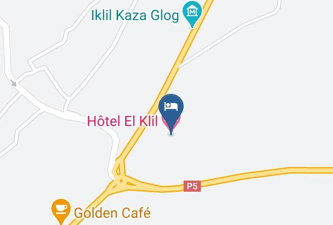 Tunisia - Hotel El Klil Maps