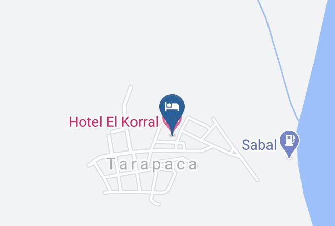 Tarapaca - Hotel El Korral Maps