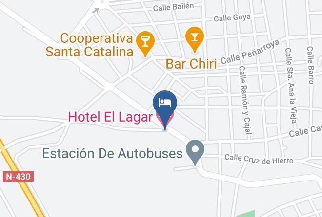 Ciudad Real - Hotel El Lagar Maps
