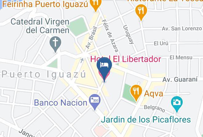 Puerto Esperanza - Hotel El Libertador Maps