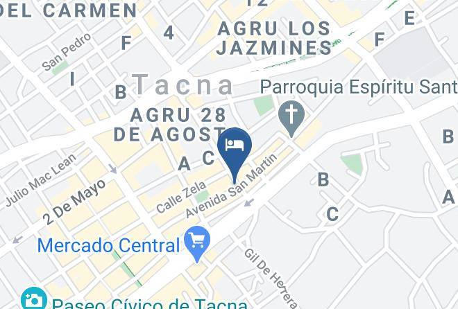 Tacna - Hotel El Libertador Maps
