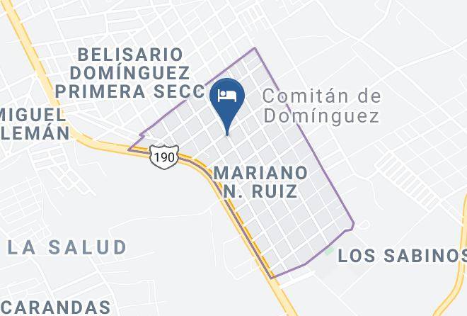 Comitan De Dominguez - Hotel El Limon Maps