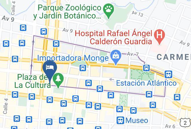 San Jose - Hotel El Maragato Maps
