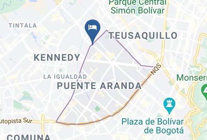 Bogota - Hotel El Marques De San Rafael Maps