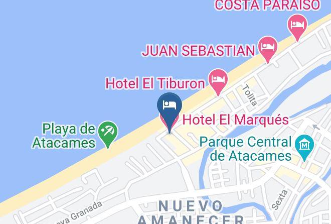 Atacames - Hotel El Marques Maps