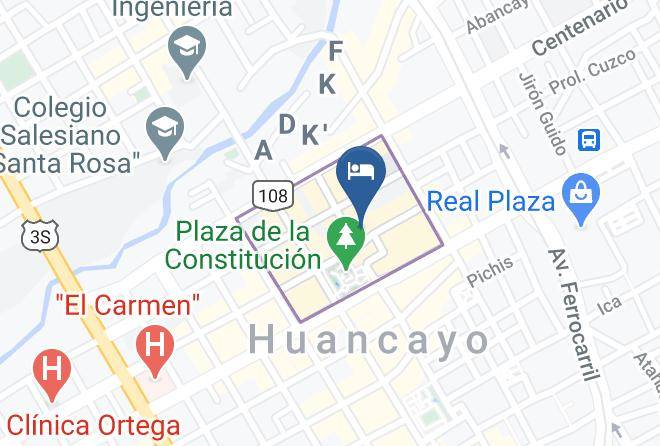 Huancayo - Hotel El Marquez Maps