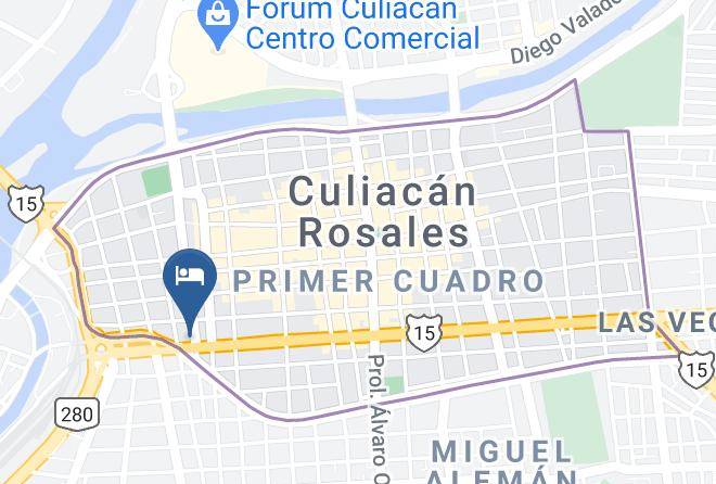 Culiacan - Hotel El Mayo Maps