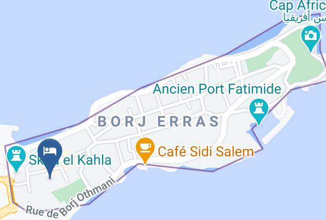 Tunisia - Hotel El Medina Maps