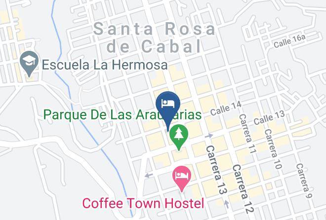 Santa Rosa De Cabal - Hotel El Meson De Las Flores Maps