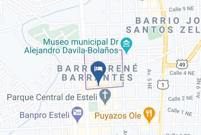 Esteli - Hotel El Meson Maps