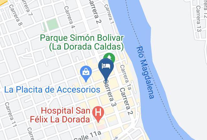 La Dorada - Hotel El Meson Maps