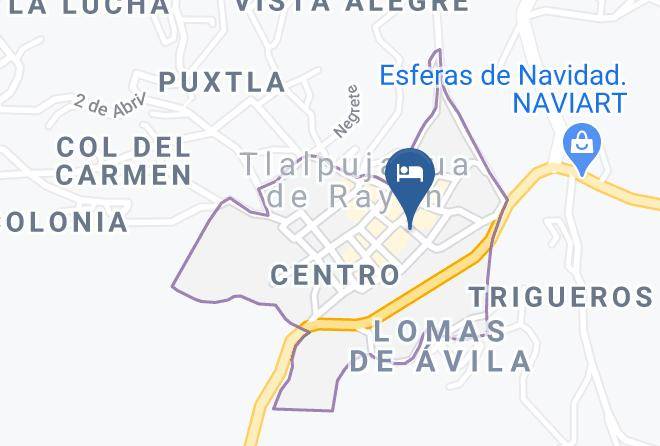 Tlalpujahua - Hotel San Carlos Maps