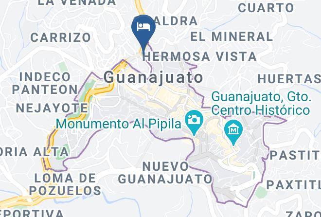 Guanajuato City Centre - Hotel El Minero Maps