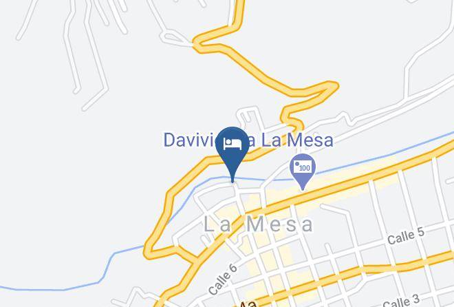 La Mesa - Hotel El Mirador Los Nevados Maps