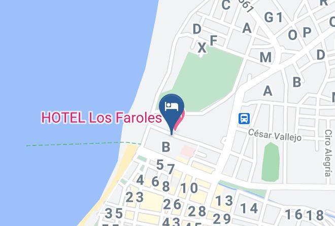 Pacasmayo - Hotel El Mirador Maps